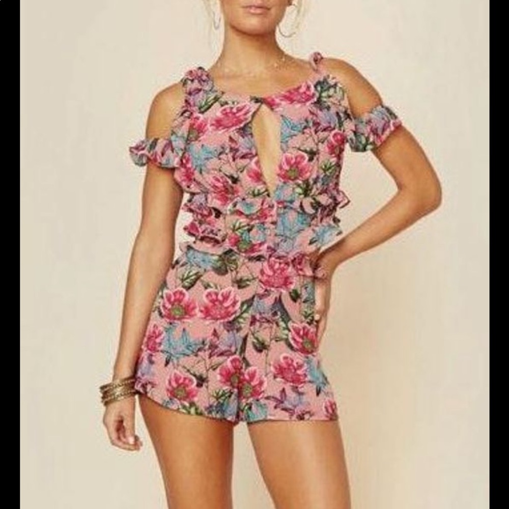 For love and lemons floral romper